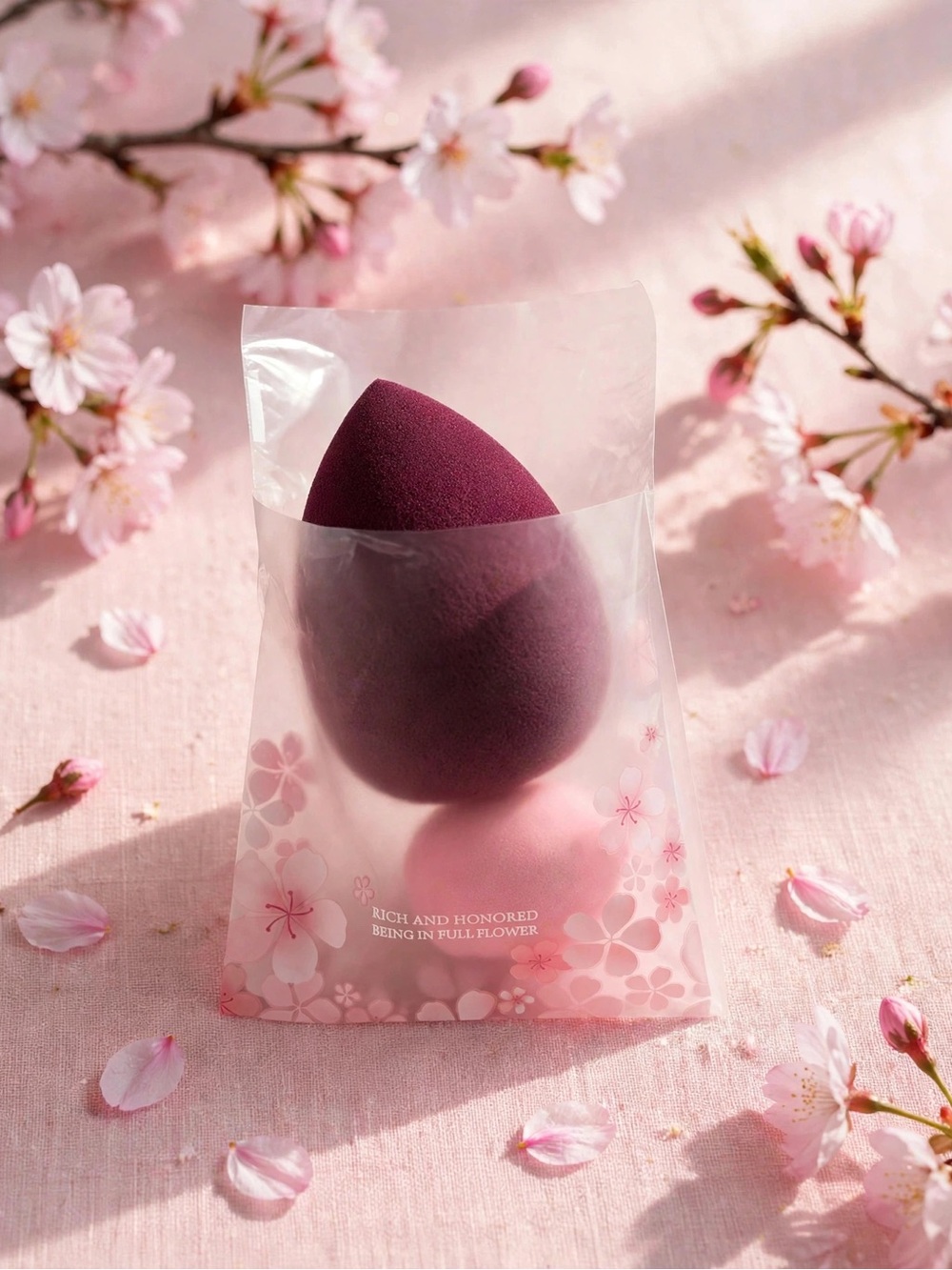 Makeup Sponge Duo - Plum and Pale Pink Beauty Blenders
